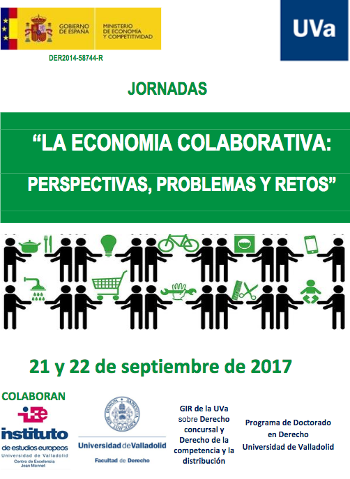 Jornadas sobre la econom&iacute;a colaborativa: perspectivas, problemas y retos