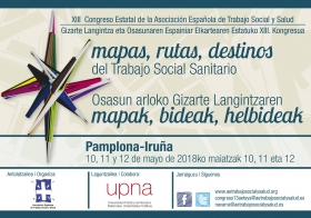 XIII Congreso estatal de la Asociación Española de Trabajo Social y Salud. Mapas, Rutas, Destinos del Trabajo Social Sanitario