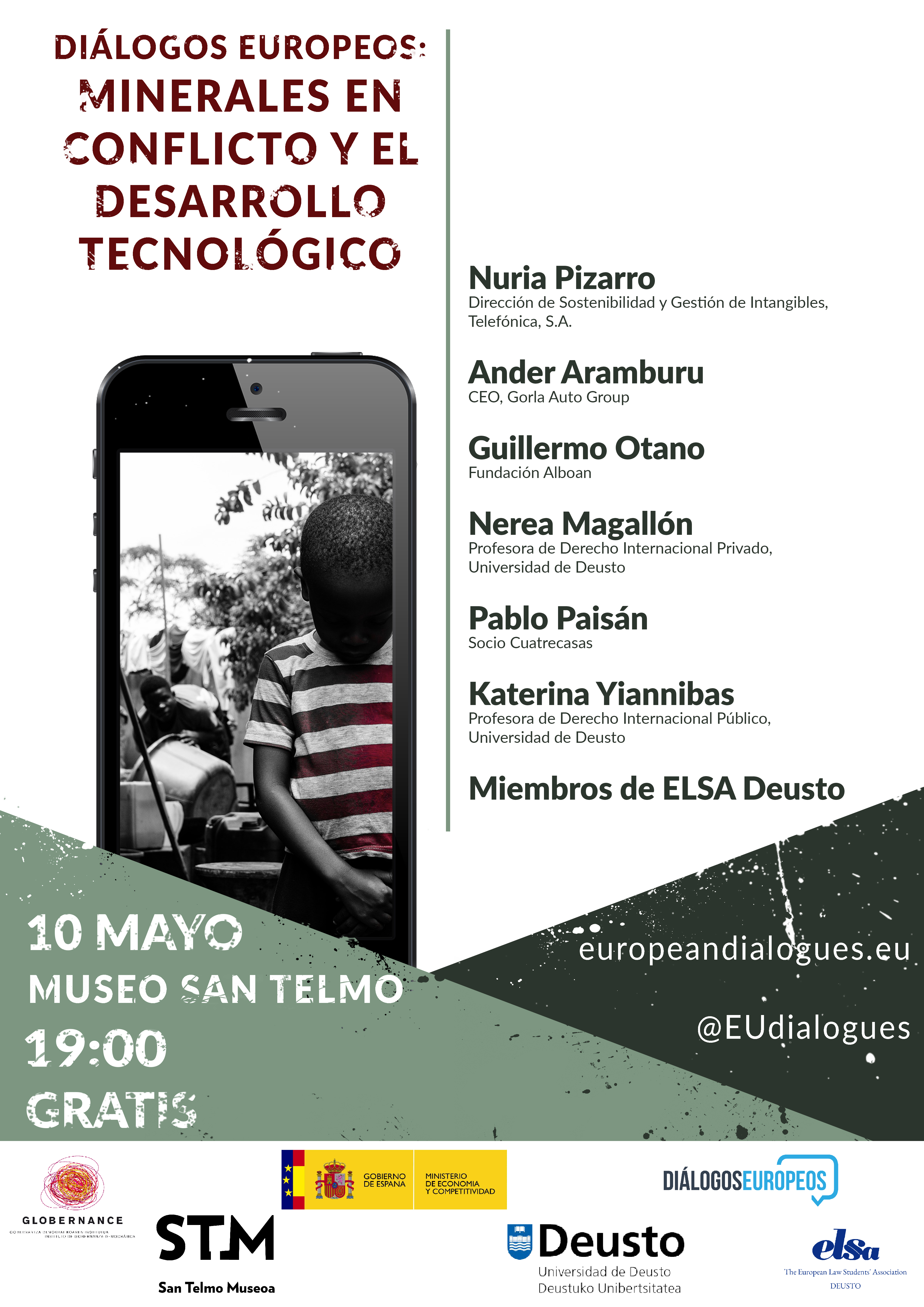 Diálogos Europeos: Minerales en conflicto y el desarrollo tecnológico