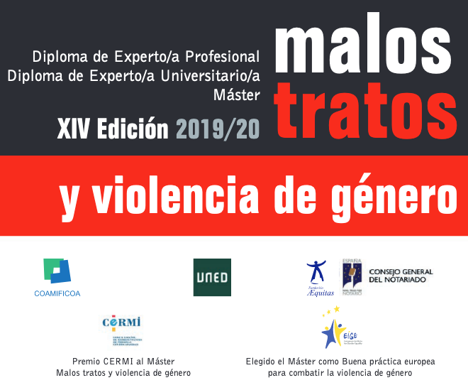Diploma de Experto/a Profesional: malos tratos y violencia de g&eacute;nero XIV Edici&oacute;n