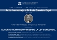 El nuevo texto refundido de la Ley Concursal. Acto homenaje a D. Luis Garrido Esp&aacute;: una vida dedicada a la justicia mercantil 