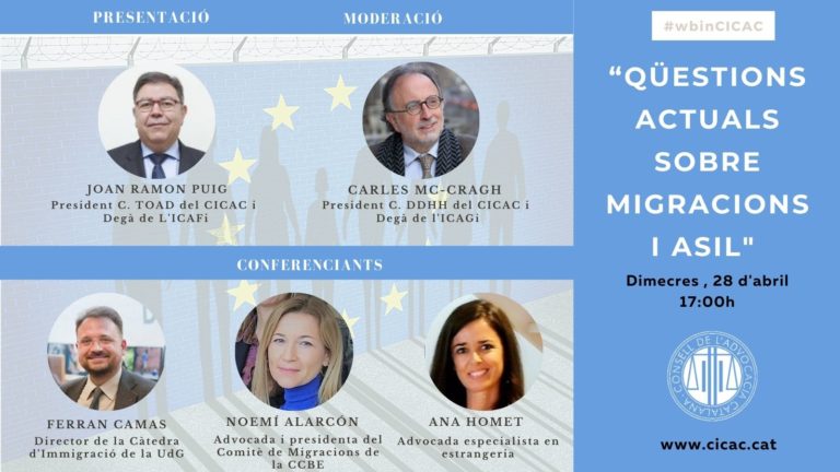 WbinCICAC: Q&uuml;estions actuals sobre Migracions i Asil