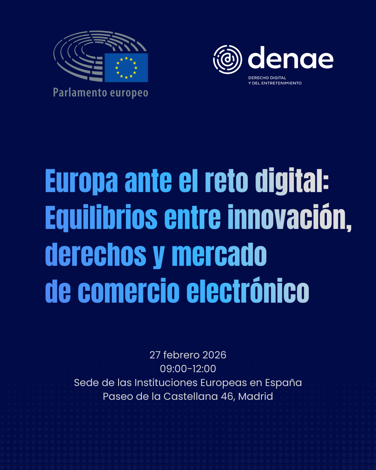 Europa ante el reto digital: Equilibrios entre innovación, derechos y mercado de comercio electrónico