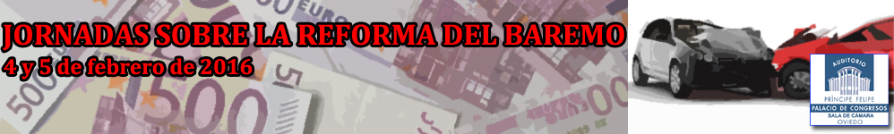 Jornadas sobre la reforma del baremo de accidentes de tr&aacute;fico